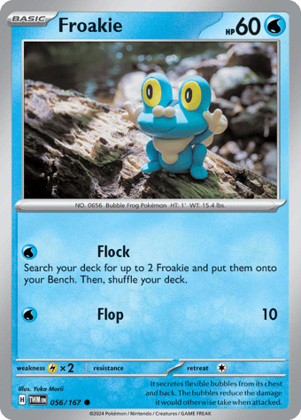 Froakie Twilight Masquerade Pokemon Card