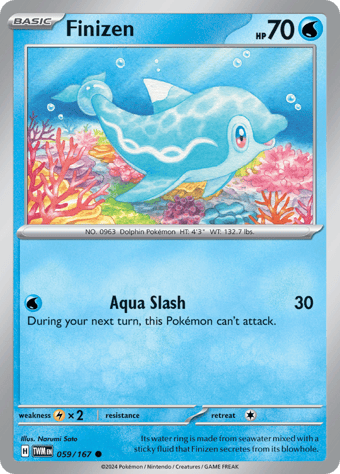 Finizen Twilight Masquerade Pokemon Card