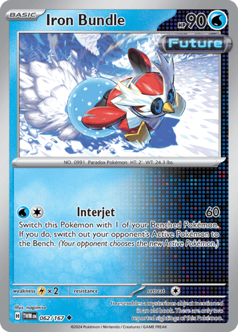 Iron Bundle Twilight Masquerade Pokemon Card