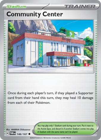 Community Center Twilight Masquerade Pokemon Card Community Center Twilight Masquerade Pokemon Card