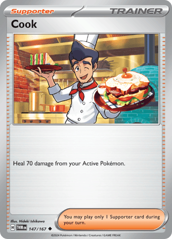 Cook Twilight Masquerade Pokemon Card