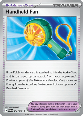 Handheld Circulator Twilight Masquerade Pokemon Card