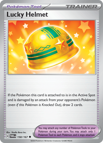 Lucky Helmet Twilight Masquerade Pokemon Card
