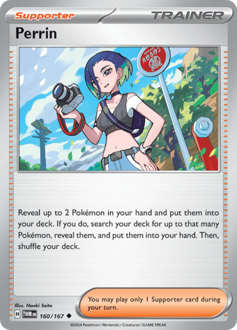 Perrin Twilight Masquerade Pokemon Card