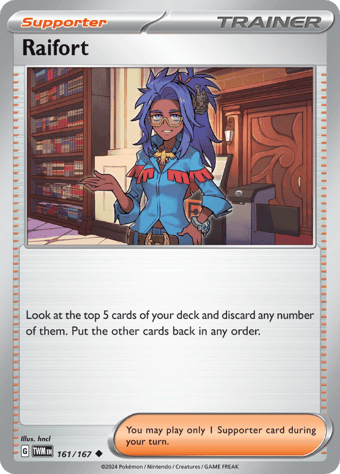 Raifort Twilight Masquerade Pokemon Card