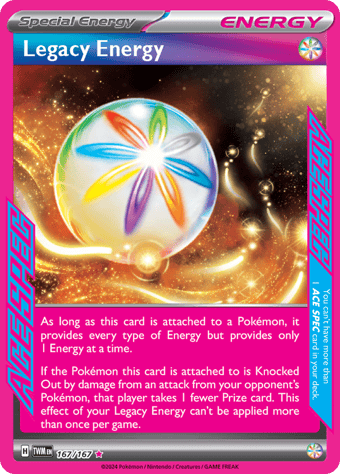 Legacy Energy Twilight Masquerade Pokemon Card