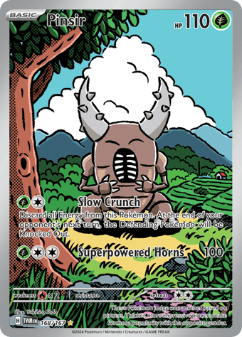 Pinsir Twilight Masquerade Pokemon Card