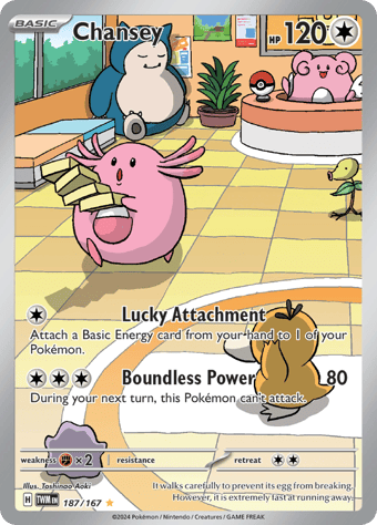 Chansey Twilight Masquerade Pokemon Card