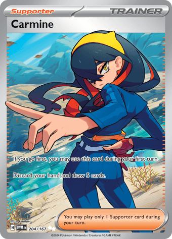 Carmine Twilight Masquerade Pokemon Card