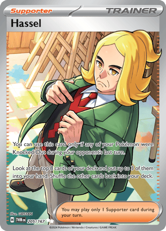 Hassel Twilight Masquerade Pokemon Card