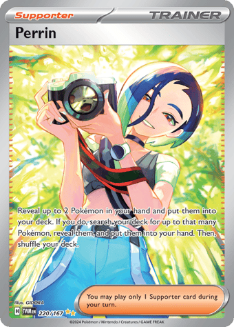 Perrin Twilight Masquerade Pokemon Card
