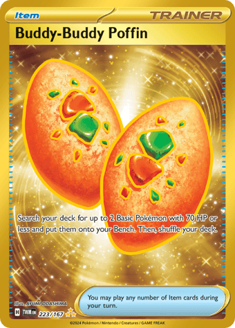 Buddy-Buddy Poffin Twilight Masquerade Pokemon Card