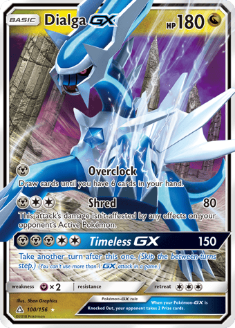 Dialga-GX Ultra Prism Pokemon Card