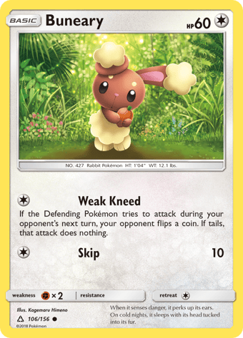 Buneary Ultra Prism Pokemon Card
