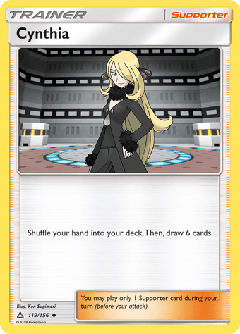 Cynthia Ultra Prism Pokemon Card Cynthia Ultra Prism Pokemon Card