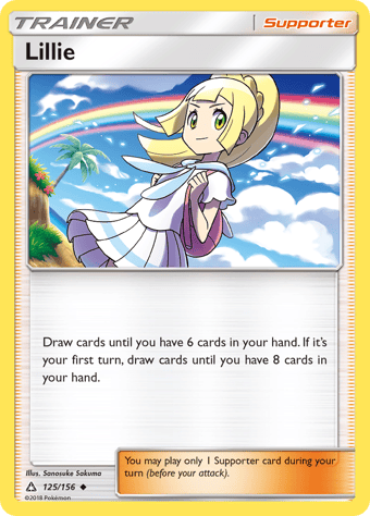 Lillie Ultra Prism Pokemon Card