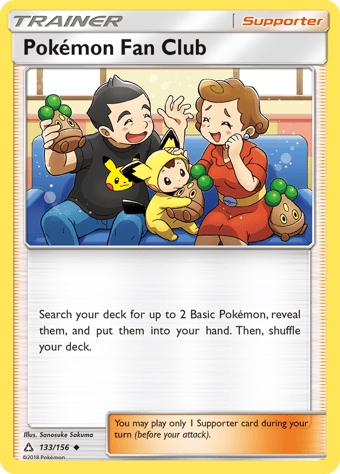 Pokemon Fan Club Ultra Prism Pokemon Card
