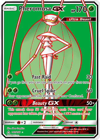 Pheromosa-GX Ultra Prism Pokemon Card