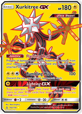 Xurkitree-GX Ultra Prism Pokemon Card