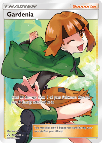 Gardenia Ultra Prism Pokemon Card