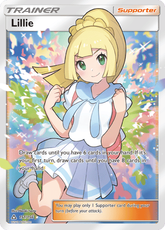 Lillie Ultra Prism Pokemon Card