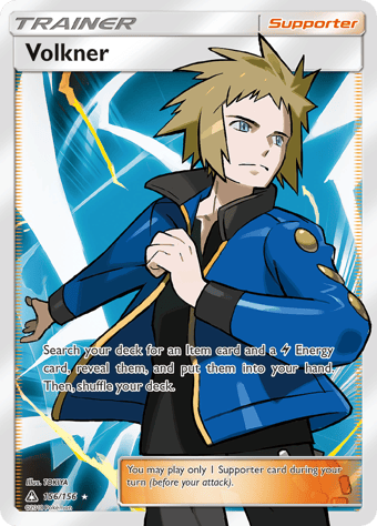 Volkner Ultra Prism Pokemon Card