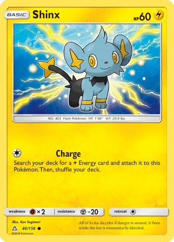 Shinx Ultra Prism Pokemon Card