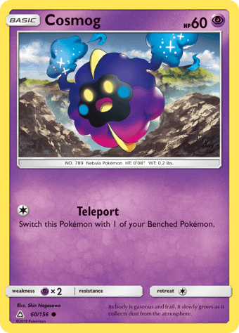 Cosmog Ultra Prism Pokemon Card