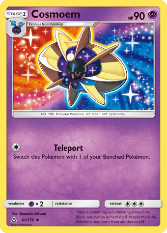 Cosmoem Ultra Prism Pokemon Card
