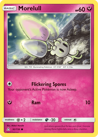 Morelull Ultra Prism Pokemon Card