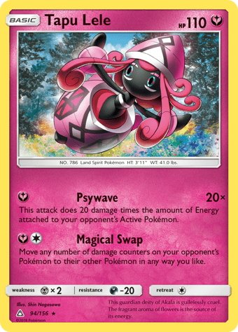Tapu Lele Ultra Prism Pokemon Card