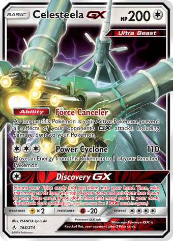 Celesteela-GX Unbroken Bonds Pokemon Card