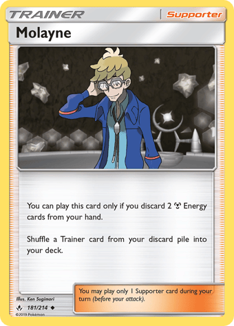 Molayne Unbroken Bonds Pokemon Card