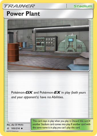 Power Plant Unbroken Bonds Pokemon Card