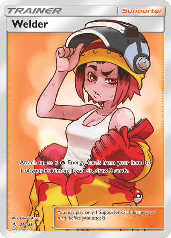 Welder Unbroken Bonds Pokemon Card