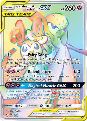 Gardevoir & Sylveon-GX Unbroken Bonds Pokemon Card