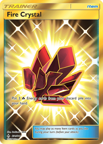 Fire Crystal Unbroken Bonds Pokemon Card