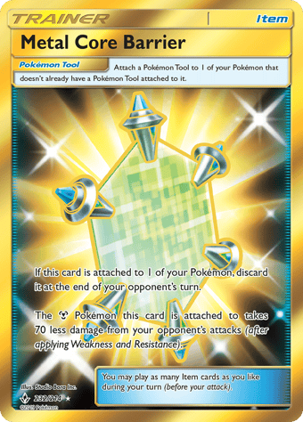 Metal Core Barrier Unbroken Bonds Pokemon Card