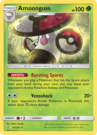 Amoonguss Unified Minds Pokemon Card