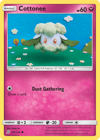 Cottonee Unified Minds Pokemon Card