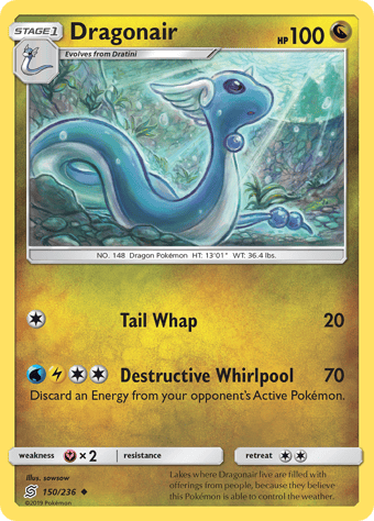 Dragonair Unified Minds Pokemon Card