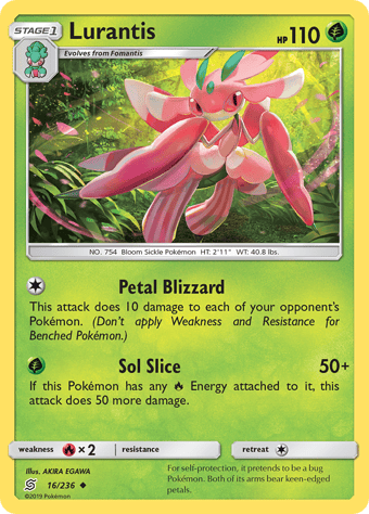 Lurantis Unified Minds Pokemon Card