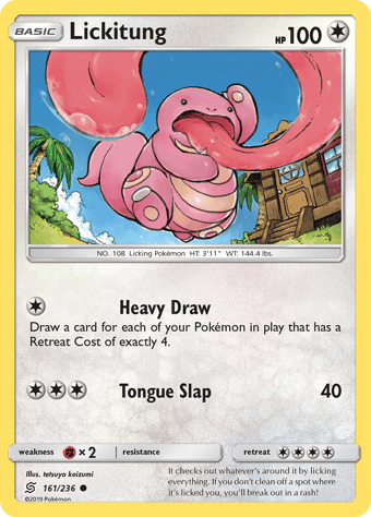 Lickitung Unified Minds Pokemon Card