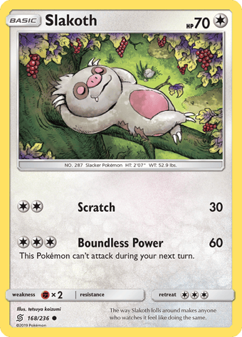 Slakoth Unified Minds Pokemon Card