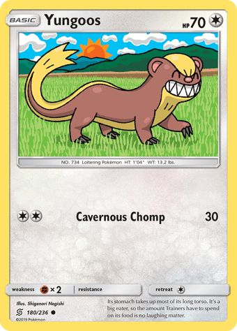Yungoos Unified Minds Pokemon Card