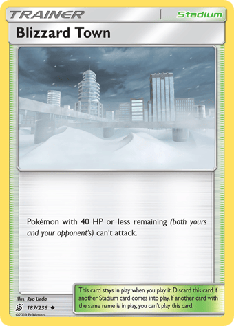 Blizzard Town Unified Minds Pokemon Card