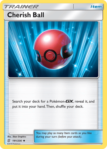 Cherish Ball Unified Minds Pokemon Card
