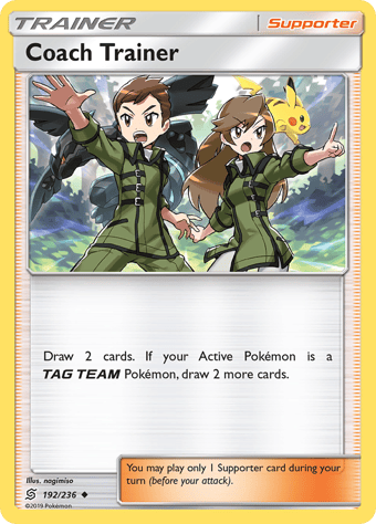 Coach Trainer Unified Minds Pokemon Card