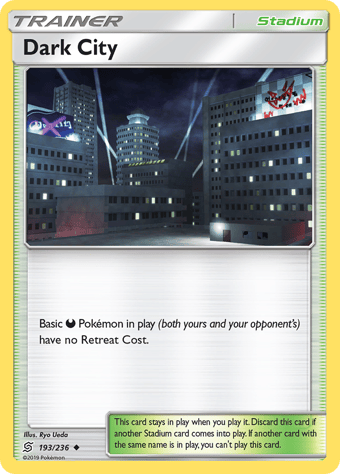Dark City Unified Minds Pokemon Card