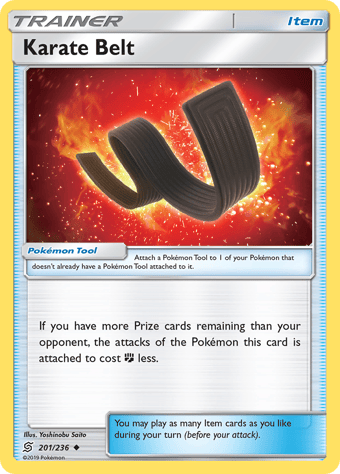 Karate Belt Unified Minds Pokemon Card